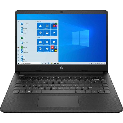 에이치피 HP 2021 Newest Stream 14-inch HD Laptop, Black, Intel N4020 up to 2.8 G, 4G RAM, 128G Space(64G eMMC+64G Micro SD), WiFi, Webcam, Bluetooth, Windows 10 S, Office 365 Personal for 1