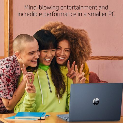 에이치피 2022 HP Pavilion 15.6 FHD Premium Laptop - AMD Ryzen 5 4500U 6-Core - 16GB DDR4 - 512GB NVMe SSD - AMD Radeon Graphics HDMI Webcam Bluetooth Full Size Keyboard Win 10 Home w/ 32GB