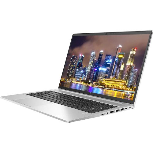 에이치피 HP ProBook 455 G8 15.6in Laptop, Ryzen 5 5600U Hexa-Core (6 Core), 16GB DDR4, 256GB NVMe SSD, Radeon Graphics, 1920 x 1080 IPS Display, Webcam, WiFi, Bluetooth, Win 10 Pro, and Lap