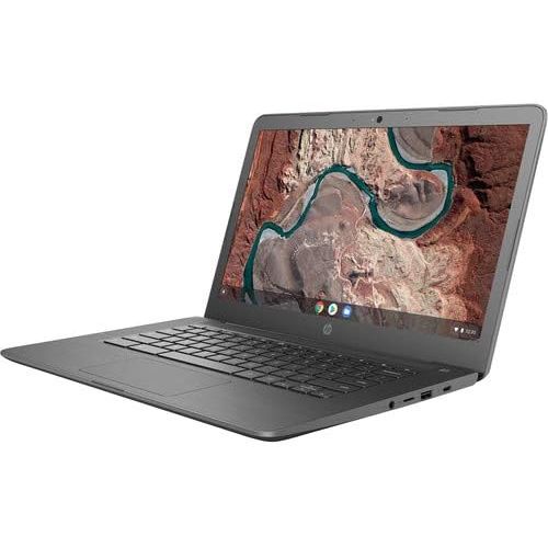 에이치피 HP 14 FHD IPS Anti-Glare WLED-Backlit Chromebook Laptop, AMD Dual-Core A4 9120 Processor, 4GB DDR4, 32GB eMMC, WiFi, Bluetooth, Webcam, USB-C, Media Card Reader, Chrome OS, 32GB AB