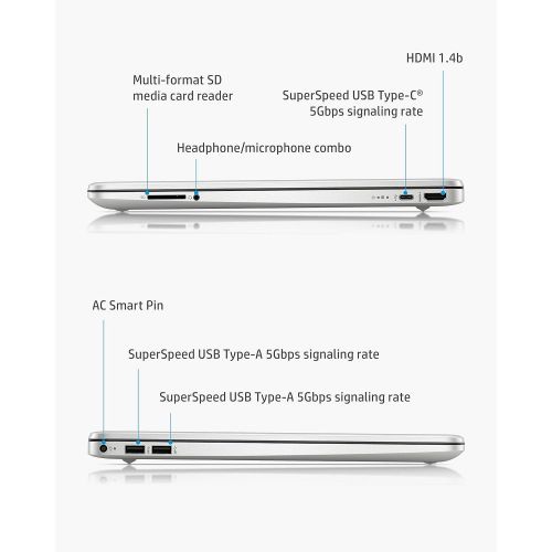 에이치피 HP 15 Laptop, AMD Ryzen 3 Processor, 8 GB RAM, 256 GB SSD, 15.6” Full HD Windows 10 Home in S Mode, Lightweight Computer with Webcam and Dual Mics, Work, Study, & Gaming (15-ef1050