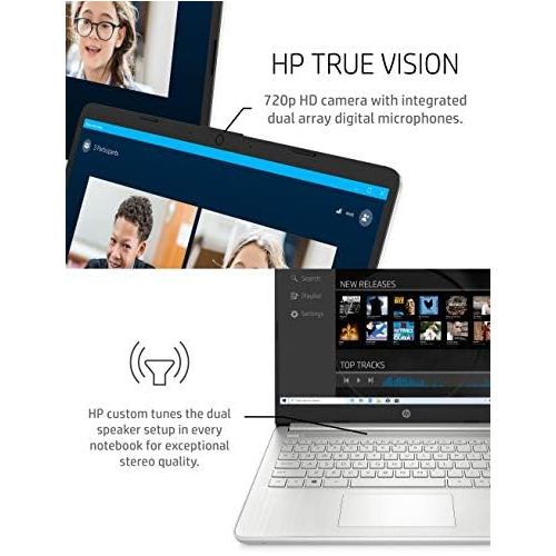 에이치피 HP 14 Laptop, AMD 3020e, 4 GB RAM, 64 GB eMMC Storage, 14-inch HD Display, Windows 10 Home in S Mode, Long Battery Life, Microsoft 365, (14-fq0070nr, 2020)