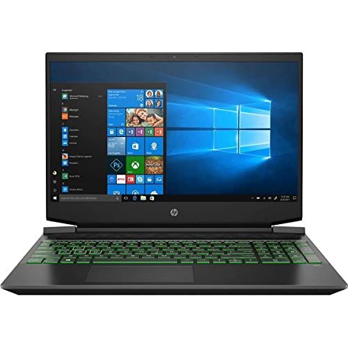 에이치피 HP Pavilion 15-ec1046nr 15.6 Full HD Gaming Notebook Computer, AMD Ryzen 7 4800H 2.9GHz, 12GB RAM, 512GB SSD, NVIDIA GeForce GTX 1660Ti 6GB, Windows 10 Home, Free Upgrade to Window