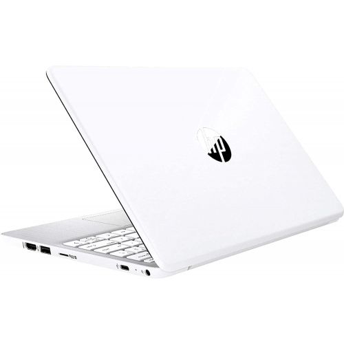 에이치피 Newest HP Stream 11.6 Business Laptop, Intel Celeron N4000 Processor, 4GB DDR4 Memory, 64GB eMMC, WiFi, Bluetooth, Webcam, Diamond White, Windows 10 Pro 32GB Tela USB Card