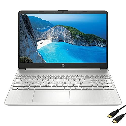 에이치피 HP 15.6 Inch Full HD Touchscreen Laptop AMD 8-Core Ryzen 7 5700U (Beat i7-10710U), WiFi 6 8GB DDR4 RAM, 512GB PCIE SSD, Windows 10 Home,Silver, 8GB 512GB SSD