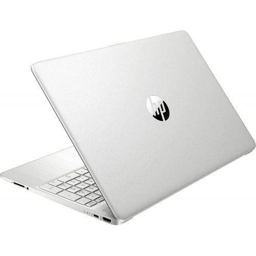 에이치피 Newest HP 15.6 FHD Touchscreen Laptop, AMD R7-4700U (Octa-Core), 8GB DDR4 RAM, 512GB SSD, Numeric Keypad, WiFi, Bluetooth, Windows10 in S Mode, Silver, TSBEAU 4-Port USB Hub + USB