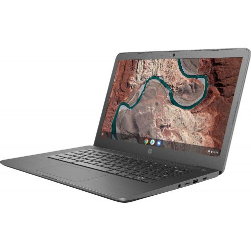 에이치피 2021 HP 14 HD Touchdcreen Laptop Chromebook for Business Student, AMD A4-9120C(up to 2.4GHz), 4GB Memory, 32GB eMMC, 180° Hinge, Webcam, WiFi, Chrome OS, w/128GB Micro SD Card, GM