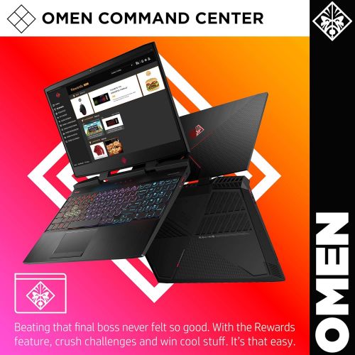 에이치피 OMEN by HP 2019 15-inch Gaming Laptop, 9th Gen Intel i7-9750H, NVIDIA GeForce RTX 2070 with Max-Q (8 GB), 16 GB RAM, 512 GB Solid-State Drive, VR Ready, Windows 10 Home (15-dc1060n