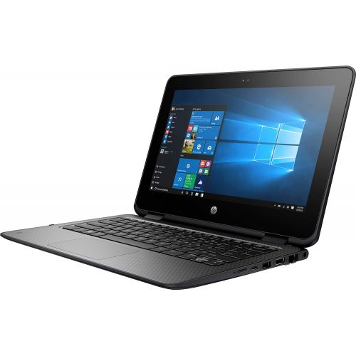 에이치피 HP ProBook x360 G1 EE 11.6 Touchscreen LED HD 2-in-1 Laptop, Intel Celeron N3350 Dual-Core 1.1GHz, 4GB DDR3, 64GB SSD eMMC, Type-C, HDMI, RJ-45, WiFi AC, Bluetooth 4.2, Windows 10