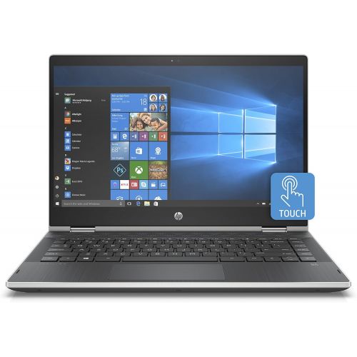 에이치피 HP Pavilion X360 14-Inch Convertible Laptop, Intel Core I5-8265U Processor, 8 GB RAM, 256 GB Solid-State Drive, Windows 10 Home (14-cd1010nr, Natural Silver)