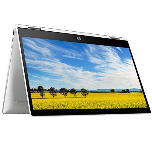 에이치피 2021 Newest HP Chromebook 14 Inch Touchscreen 2-in-1 Laptop, Intel Celeron N4000 up to 2.6 GHz, 4GB RAM, 32GB eMMC, Bluetooth, Webcam, Chrome OS + NexiGo 128GB MicroSD Card Bundle