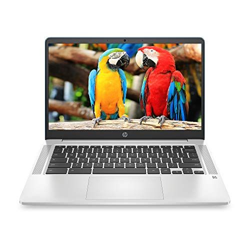 에이치피 HP Chromebook 14-inch HD Laptop, Intel Celeron N4000, 4 GB RAM, 32 GB eMMC, Chrome (14a-na0070nr, Forest Teal)