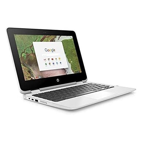 에이치피 HP X360 Chromebook 11.6-inch 2-in-1 Touchscreen HD Laptop PC, Intel Celeron N3350 up to 2.4GHz Processor, 4GB DDR4, 64GB eMMC, WiFi, Webcam, Stereo Speakers , Bluetooth 4.2, Chrome