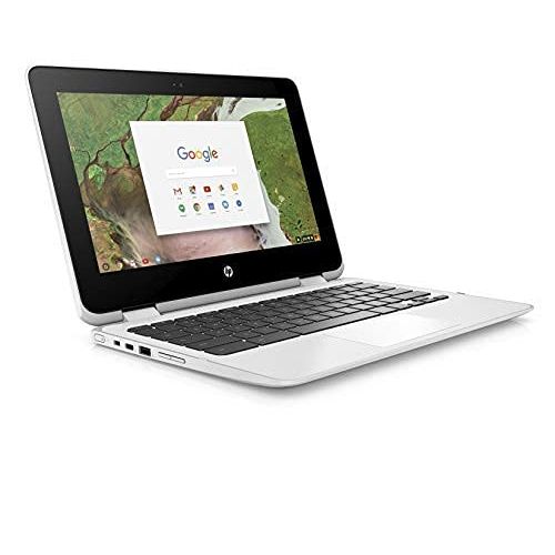 에이치피 HP X360 Chromebook 11.6-inch 2-in-1 Touchscreen HD Laptop PC, Intel Celeron N3350 up to 2.4GHz Processor, 4GB DDR4, 64GB eMMC, WiFi, Webcam, Stereo Speakers , Bluetooth 4.2, Chrome