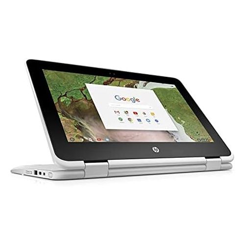 에이치피 HP X360 Chromebook 11.6-inch 2-in-1 Touchscreen HD Laptop PC, Intel Celeron N3350 up to 2.4GHz Processor, 4GB DDR4, 64GB eMMC, WiFi, Webcam, Stereo Speakers , Bluetooth 4.2, Chrome