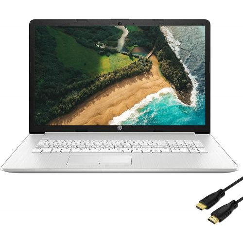 에이치피 Newest HP 17.3 HD+ Touchscreen Business Office Laptop, AMD Ryzen 5 5500U(Beats i7-1065G7), 16GB DDR4 RAM, 1024GB PCIE SSD, Bundle with Woov HDMI, Windows 11 Home, Silver