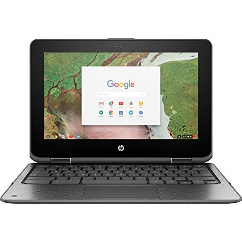 에이치피 HP Chromebook 11 X360, 11.6 Corning Gorilla Glass Touchscreen Display, Intel Celeron N3350, Intel HD Graphics 500, 64GB eMMC, 4GB SDRAM, Snow White, 11-ae051wm