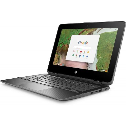 에이치피 HP Chromebook 11 X360, 11.6 Corning Gorilla Glass Touchscreen Display, Intel Celeron N3350, Intel HD Graphics 500, 64GB eMMC, 4GB SDRAM, Snow White, 11-ae051wm