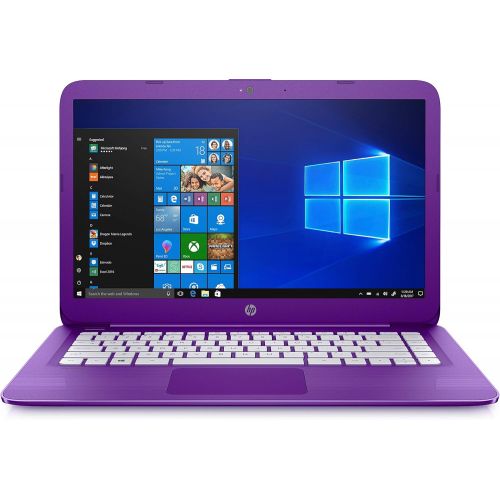 에이치피 HP Stream 14-cb013wm, 14 HD Display, Intel N3060, 4GB RAM, 32GB SSD, Windows 10 Home S Mode, Purple