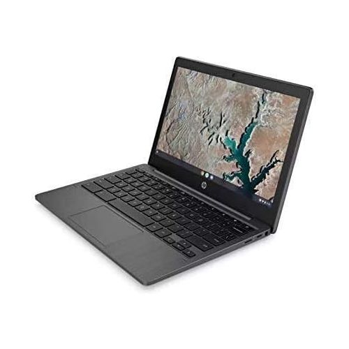 에이치피 HP Chromebook 11.6 HD (1366 x 768) Anti-Glare Laptop, MediaTek MT8183 Octa-Core, 4 GB RAM, 32 GB eMMC, Media Card Reader, Wi-Fi, Bluetooth, Webcam, Chrome OS, Ash Gray