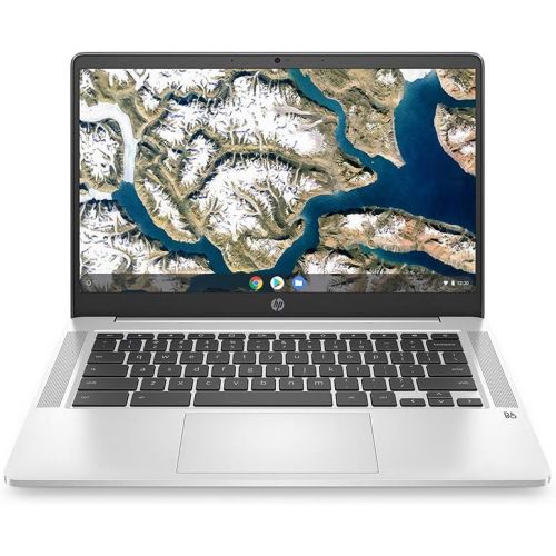 에이치피 2020 HP Chromebook 14 HD Laptop Computer, Intel Quad-core Pentium Silver N5000 Processor, 4GB RAM, 64GB eMMC, B&O Audio, HD Webcam, Long Battery Life, USB-C, Chrome OS, Grey, 32GB