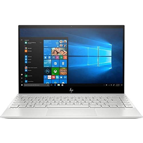 에이치피 HP Envy 13” Thin Laptop W/ Fingerprint Reader, FHD Touchscreen, 10th Gen Intel Core i7-10510U, 8GB SDRAM, 256GB Solid State Drive, Windows 10 Home (13-aq1010nr, Natural Silver)