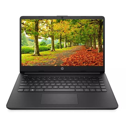 에이치피 HP 14 Laptop, 14 HD Screen, 10th Gen Intel Core i3-1005G1 Processor, 8GB Memory, 256GB PCIe SSD, Webcam, Microphone, Type-C, HDMI, SD Card Reader, Windows 10 Home, Black