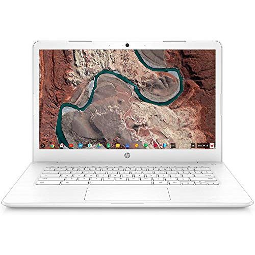 에이치피 HP Chromebook 14-inch (1920x1080) FHD IPS WLED-Backlit Display Laptop PC, Intel Dual Core Celeron N3350 up to 2.4GHz, 4GB LPDDR4 RAM, 32GB eMMC, B&O Play, Webcam, Bluetooth, Chrome