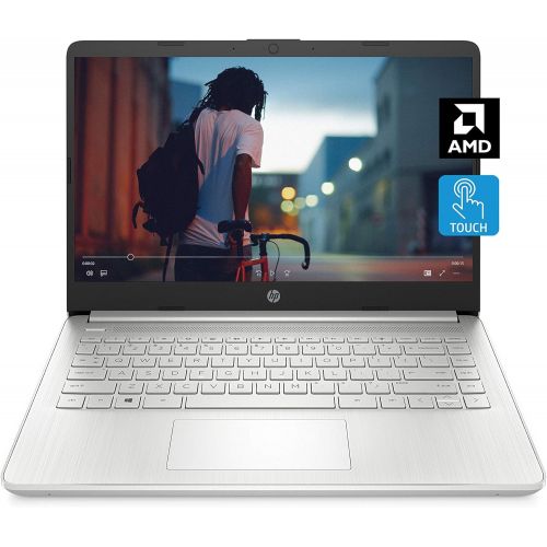 에이치피 HP 14 Laptop, AMD 3020e, 4 GB RAM, 64 GB eMMC Storage, 14-inch HD Touchscreen, Windows 10 Home in S Mode, Long Battery Life, Microsoft 365, (14-fq0080nr, 2020)