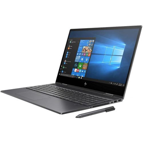 에이치피 HP Envy X360 15 2 in 1 Laptop 15.6?FHD IPS Touchscreen AMD Octa-Core Ryzen 7 4700U (Beats i7-10510U) 16GB RAM 256GB SSD Backlit Fingerprint USB-C B&O HP Pen Win10 + HDMI Cable