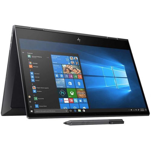 에이치피 HP Envy X360 15 2 in 1 Laptop 15.6?FHD IPS Touchscreen AMD Octa-Core Ryzen 7 4700U (Beats i7-10510U) 16GB RAM 256GB SSD Backlit Fingerprint USB-C B&O HP Pen Win10 + HDMI Cable