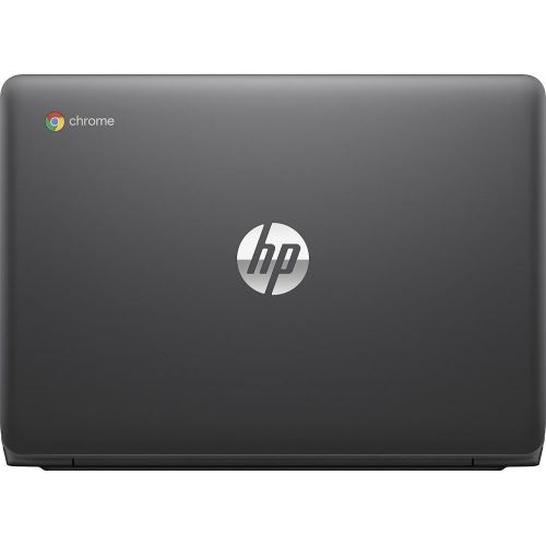 에이치피 Premium High Performance HP 11.6-inch Chromebook Intel Celeron Dual-Core Processor 4GB RAM 16GB eMMC Hard Drive 802.11AC WIFI HDMI Webcam Bluetooth 12-hour Battery Chrome OS-Black