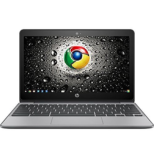 에이치피 Premium High Performance HP 11.6-inch Chromebook Intel Celeron Dual-Core Processor 4GB RAM 16GB eMMC Hard Drive 802.11AC WIFI HDMI Webcam Bluetooth 12-hour Battery Chrome OS-Black