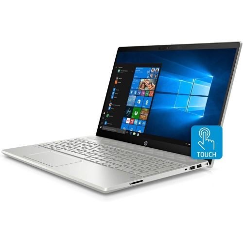 에이치피 2019 HP Pavilion Flagship 15.6 Full HD IPS Touchscreen Laptop, Intel Quad Core i7-8550U, 256GB SSD Boot + 1TB HDD, USB-C, B&O Play, HDMI, Backlit Keyboard, Windows 10, Silver (16GB