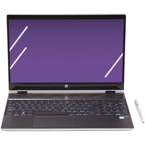 에이치피 New HP Pavilion 2-in-1 15.6 FHD Touchscreen Intel i3-8130U 4GB RAM 16GB SSD Backlit Keyboard Active Pen 1TB HDD Windows 10