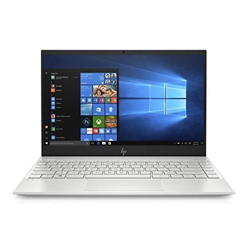 에이치피 HP Envy 13” Thin Laptop W/ Fingerprint Reader, FHD Touchscreen, Intel Core i7-8565U, 8GB SDRAM, 256GB SSD, Windows 10 Home (13-aq0005nr, Natural Silver)