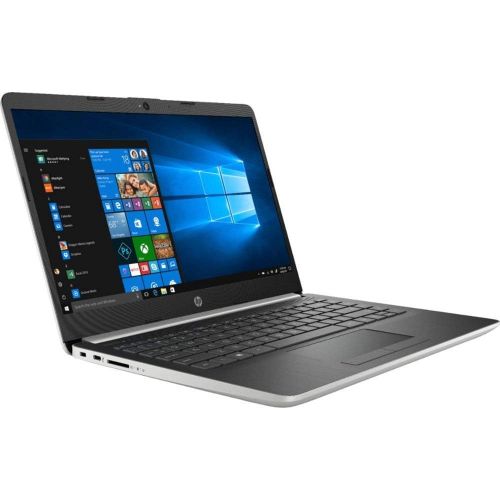 에이치피 2019 HP 14“ Laptop (Intel Pentium Gold 2.3GHz, Dual Cores, 4GB DDR4 RAM, 128GB SSD, Wi-Fi, Bluetooth, HDMI, Windows 10 Home) (Ash Silver) (14-CF0012DX)