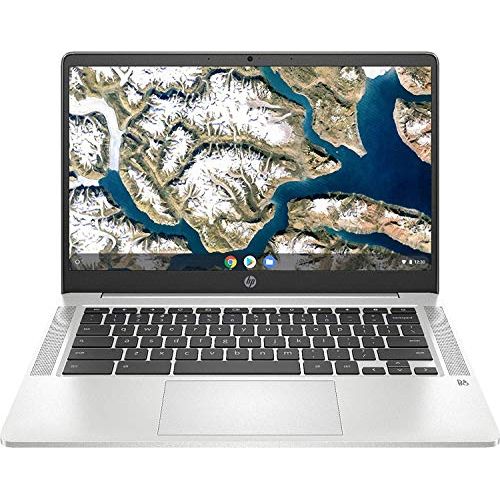 에이치피 HP 14 FHD (1920 x 1080) Anti-Glare WLED-Backlit Chromebook Laptop, Intel Celeron N4000, 4GB DDR4, 32GB eMMC, Wi-Fi 5 (2x2), Bluetooth, HD Webcam, Media Card Reader, USB-C, Chrome O