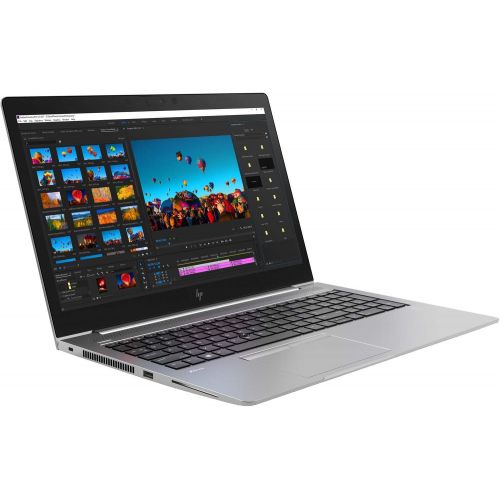 에이치피 HP ZBook 15u G6 Workstation Laptop (Intel i7-8565U 4-Core, 32GB RAM, 256GB PCIe SSD, 15.6 Full HD (1920x1080), AMD Pro WX 3200, Fingerprint, WiFi, Bluetooth, Webcam, 2xUSB 3.1, 1xH