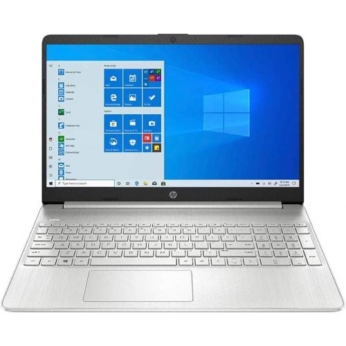 에이치피 2021 HP 15.6 FHD Touchscreen Laptop Computer, 10th Gen Intel Core i5-1035G1, 12GB RAM, 256GB SSD, Intel UHD Graphics 620, HD Audio, HD Webcam, USB-C, Bluetooth, Win 10, Silver, 32G