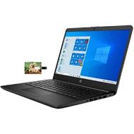 HP Pavilion 14 HD Display Laptop Computer, AMD Athlon Silver 3050U Processor, 16GB RAM, 512GB SSD, AMD Radeon Graphics, Webcam, Stereo Speakers, Windows 10 Pro, Black, 32GB PCS USB