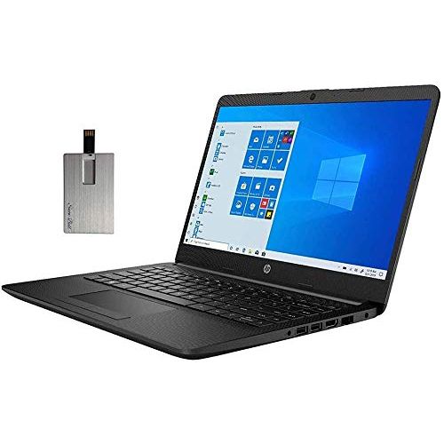 에이치피 2020 HP Pavilion 14 HD LED Laptop Computer, AMD Athlon Silver 3050U Processor, 8GB RAM, 128GB SSD, AMD Radeon Graphics, USB-C, Stereo Speakers, Built-in Webcam, Win 10, Black, 32GB