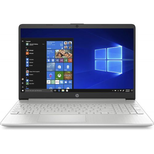 에이치피 HP 15-Inch HD Touchscreen Laptop, 10th Gen Intel Core i3-1005G1, 4 GB SDRAM, 128 GB Solid-State Drive, Windows 10 Home in S Mode (15-dy1010nr, Natural Silver), 15-15.99 inches