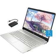 Newest HP 15.6 HD Touchscreen Laptop Computer, Intel i3-1005G1 Quad-Core Processor up to 3.40 GHz, 8GB DDR4 128GB SSD, HD Webcam, Bluetooth, Win 10 Home, Silver, with TSBEAU 4 Port