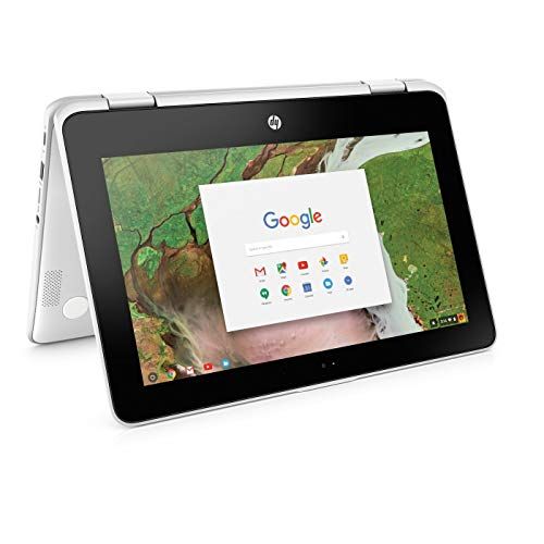 에이치피 2019 HP Chromebook x360 11.6” HD High Performance 2-in-1 Tablet Laptop Computer, Intel Celeron N3350 up to 2.4GHz, 4GB DDR4 RAM, 32GB eMMC, 2x2 802.11AC WiFi, Bluetooth 4.2, USB 3.