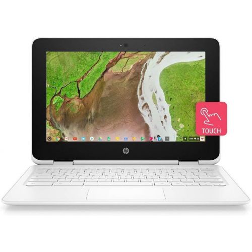 에이치피 2019 HP Chromebook x360 11.6” HD High Performance 2-in-1 Tablet Laptop Computer, Intel Celeron N3350 up to 2.4GHz, 4GB DDR4 RAM, 32GB eMMC, 2x2 802.11AC WiFi, Bluetooth 4.2, USB 3.