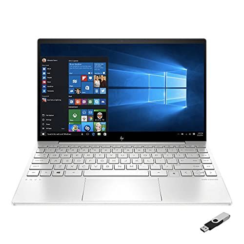 에이치피 2021 HP Envy Laptop 13.3 inch FHD IPS Evo Platform 4-Core Intel i5-1135G7 Iris Xe Graphics 8GB DDR4 256GB NVMe SSD WI-FI 6 Win 10 Home Fingerprint Backlit Keyboard w/ Ontrend 32GB