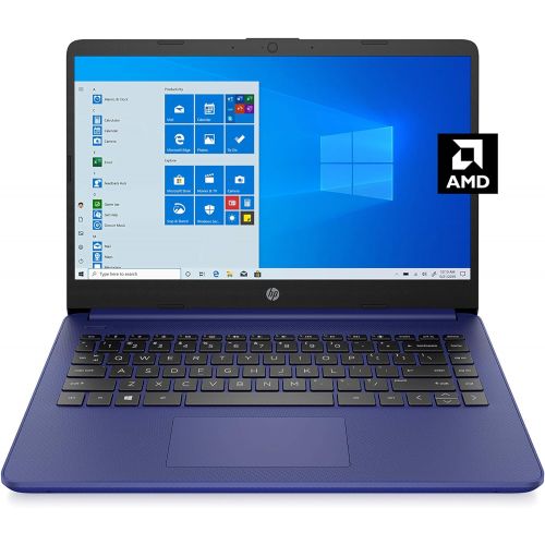 에이치피 HP 14 Laptop, AMD 3020e, 4 GB RAM, 64 GB eMMC Storage, 14-inch HD Display, Windows 10 Home in S Mode, Long Battery Life, Microsoft 365, (14-fq0010nr, 2020)