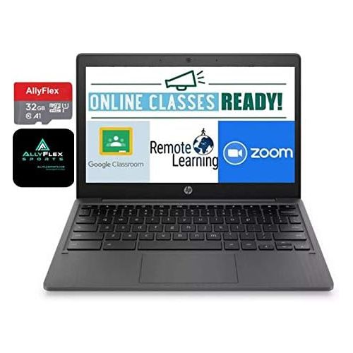 에이치피 2021 Newest HP Chromebook 11.6 HD Laptop for Business Student, 8-Core MediaTek MT8183 CPU, 4GB Memory, 64GB Space(32GB eMMC+32GB MemoryCard), Webcam, USB-C, WiFi , Bluetooth, Chrom