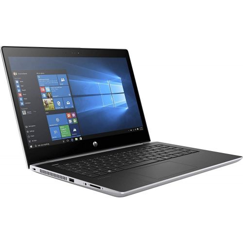 에이치피 HP Probook 440 14 Full HD FHD (1920x1080) Business Laptop (Intel Core i5-7200U, 8GB DDR4 RAM, 256GB PCIe NVMe M.2 SSD) Fingerprint, Backlit KB, Bluetooth, Type C, HDMI, VGA, Window